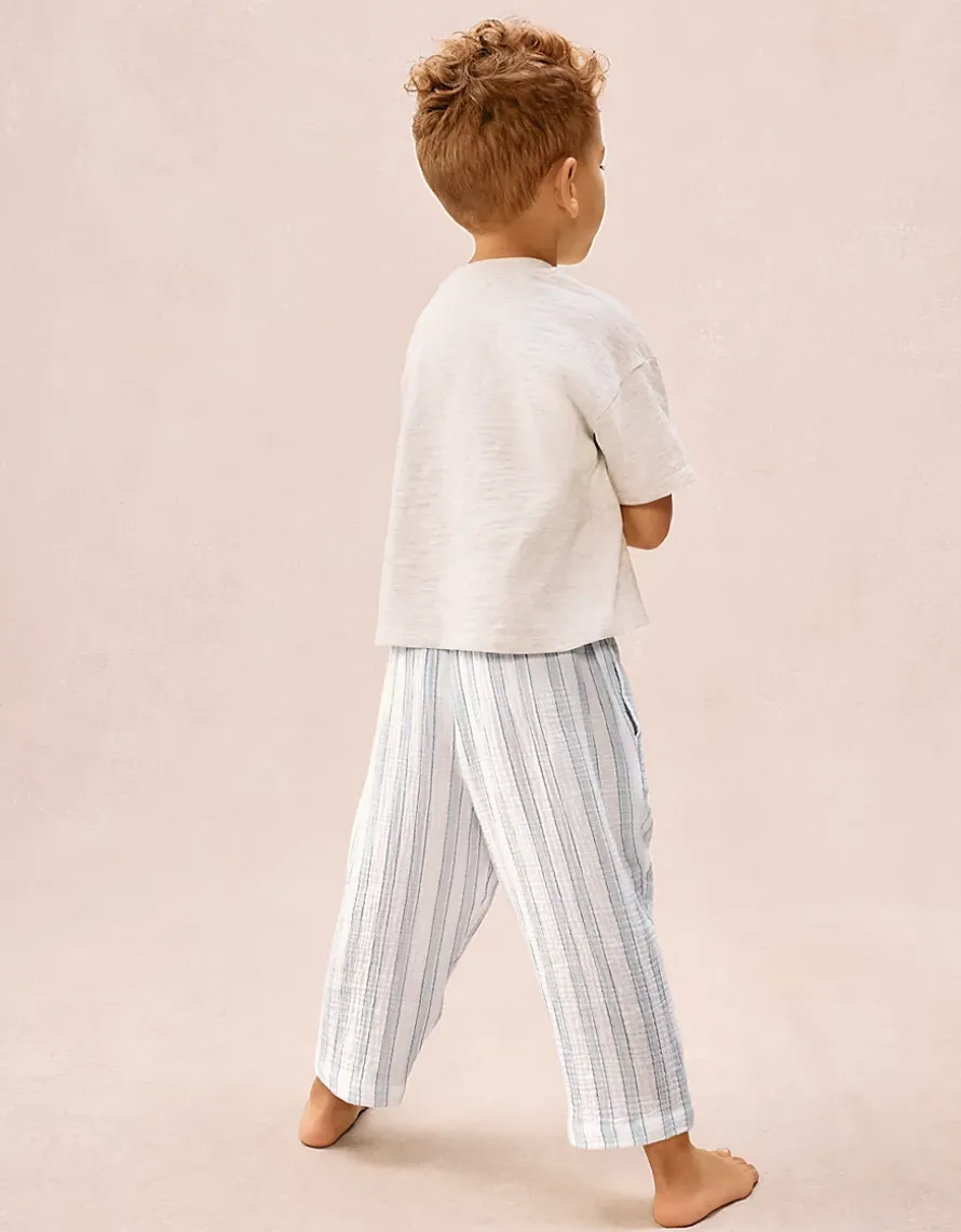 Organic Double Cotton Relaxed Fit Siesta Time Pyjamas (2–12yrs)