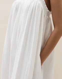 Organic Double Cotton Smocked Dress