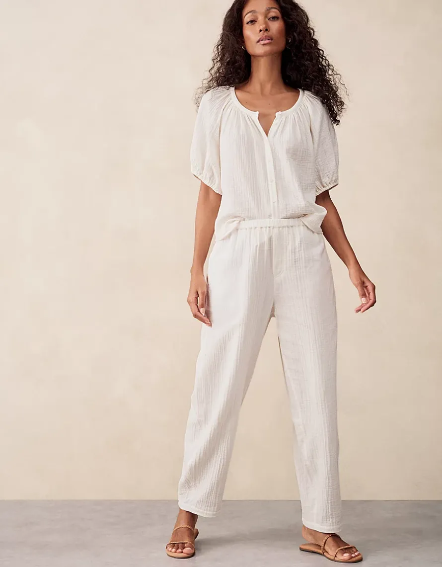 Organic Double Cotton Trousers