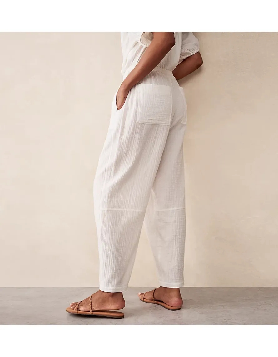 Organic Double Cotton Trousers