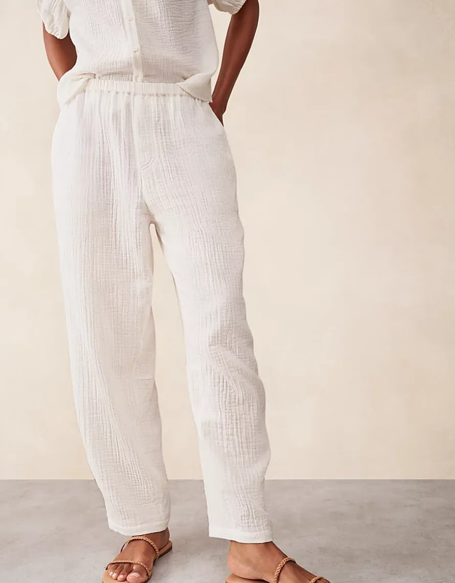 Organic Double Cotton Trousers