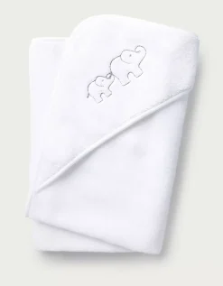 Organic Hydrocotton Elephant Hooded Baby Towel