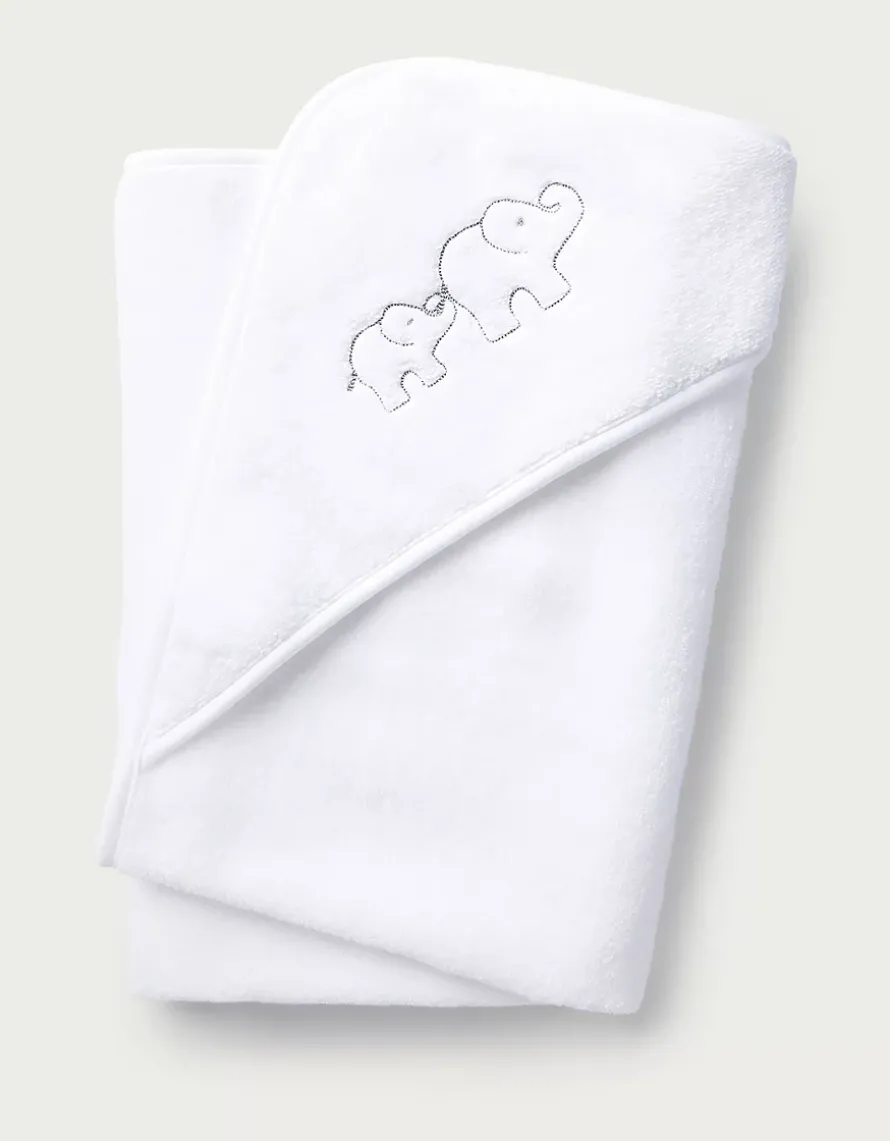 Organic Hydrocotton Elephant Hooded Baby Towel
