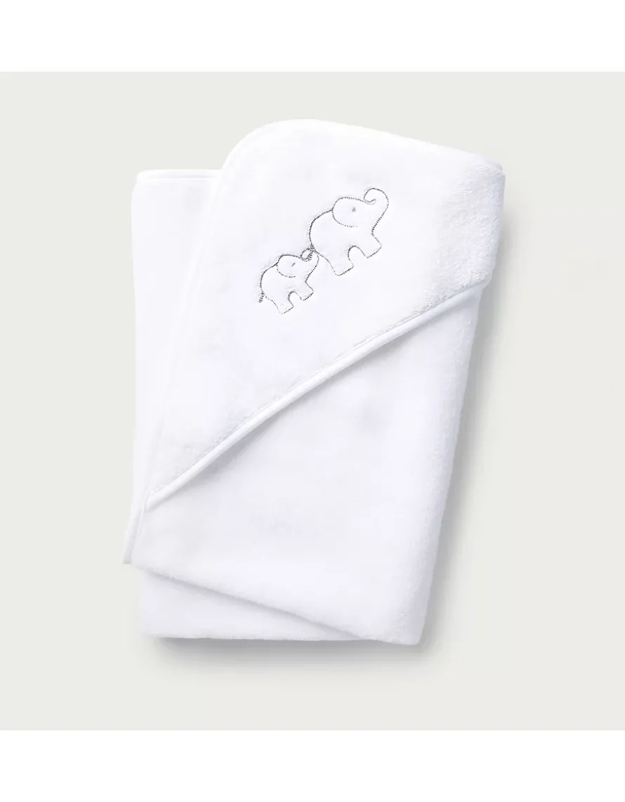 Organic Hydrocotton Elephant Hooded Baby Towel