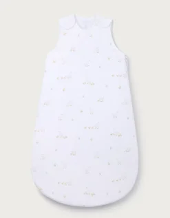 Organic Quilted Cotton Blend Walking Ducklings Sleeping Bag — 2.5 Tog