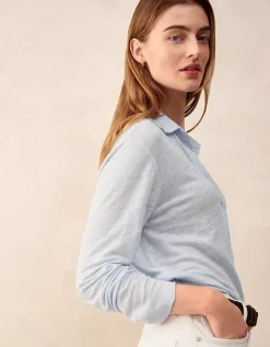 Oversized Linen Jersey Shirt