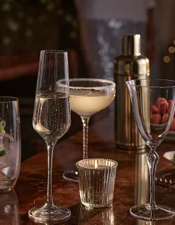 Pimlico Champagne Flute Glasses – Set of 4