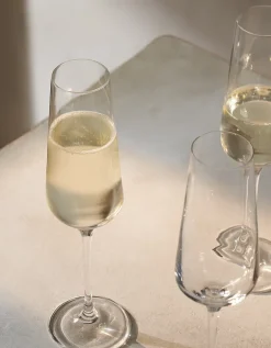 Pimlico Champagne Flute Glasses – Set of 4