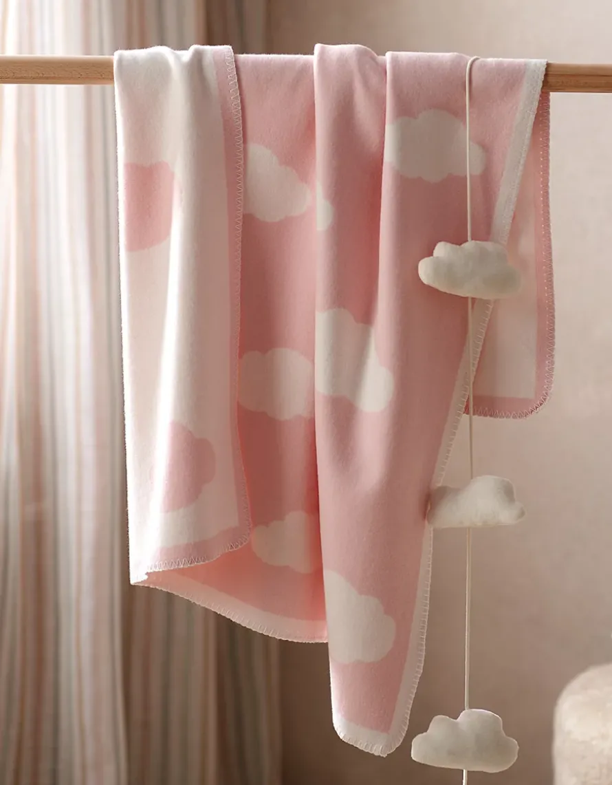 Pink Cloud Baby Blanket