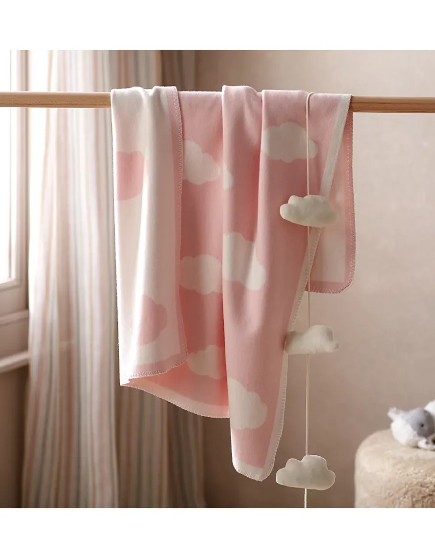 Pink Cloud Baby Blanket