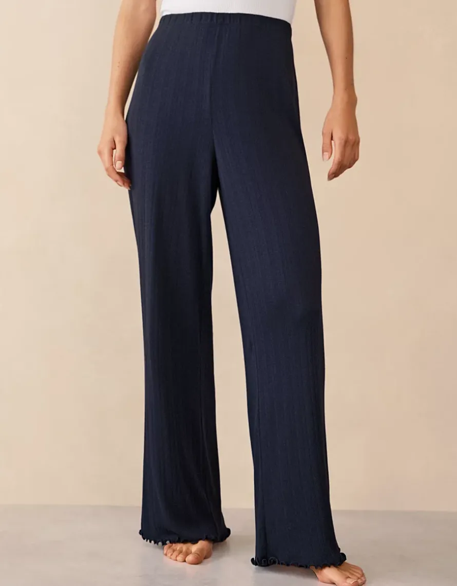 Pointelle Pull-On Trousers