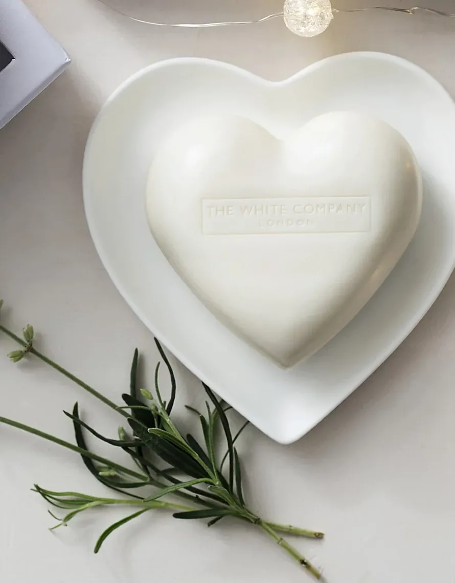 Porcelain Heart Soap Plate