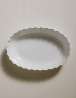 Portobello Ruffle Oven Dish – Large