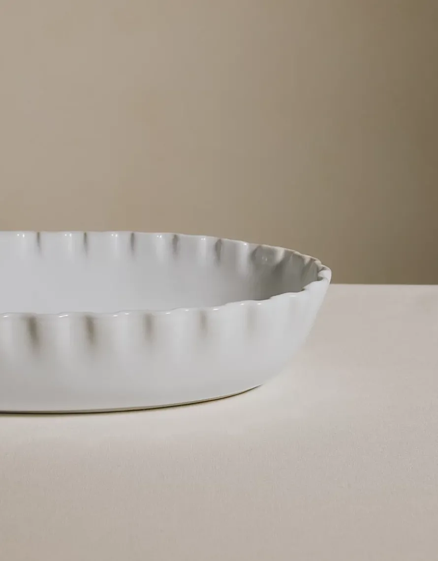 Portobello Ruffle Oven Dish – Large