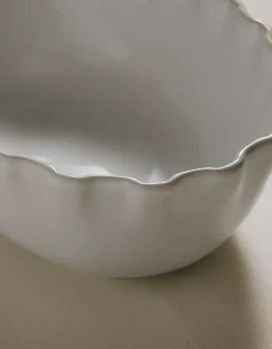 Portobello Ruffle Oven Dish – Small