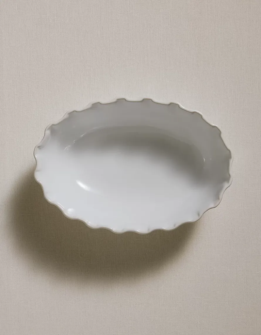 Portobello Ruffle Oven Dish – Small