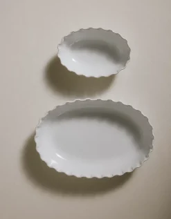 Portobello Ruffle Oven Dish – Small