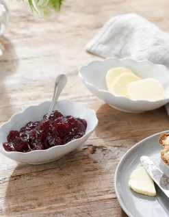 Portobello Scalloped Serving Bowls - Set of 2