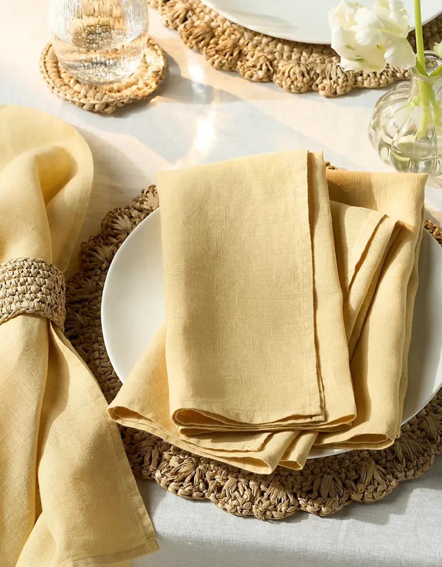 Pure Linen Napkins – Set of 4