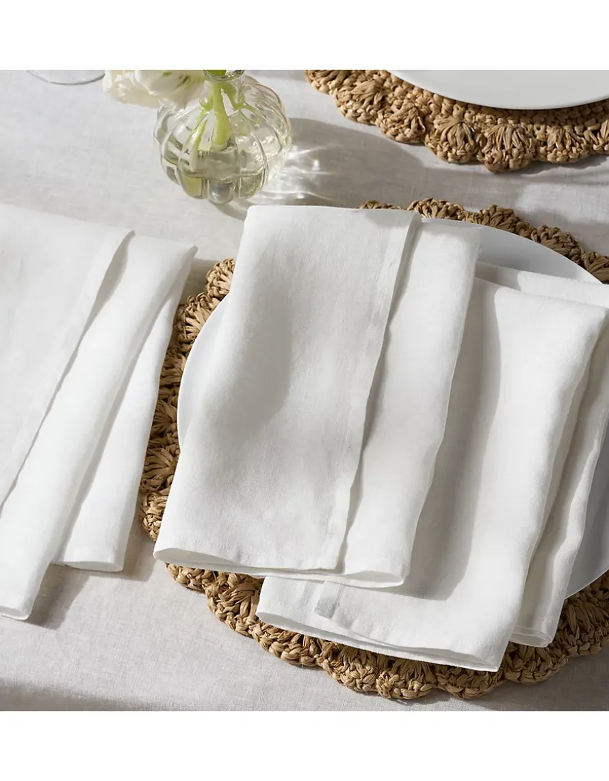 Pure Linen Napkins – Set of 4