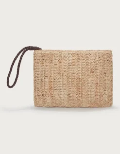 Raffia Clutch Bag