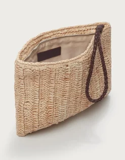 Raffia Clutch Bag