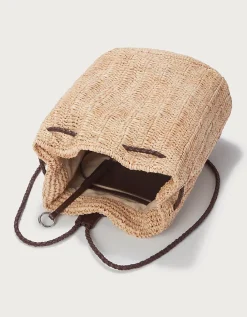 Raffia Duffle Bag