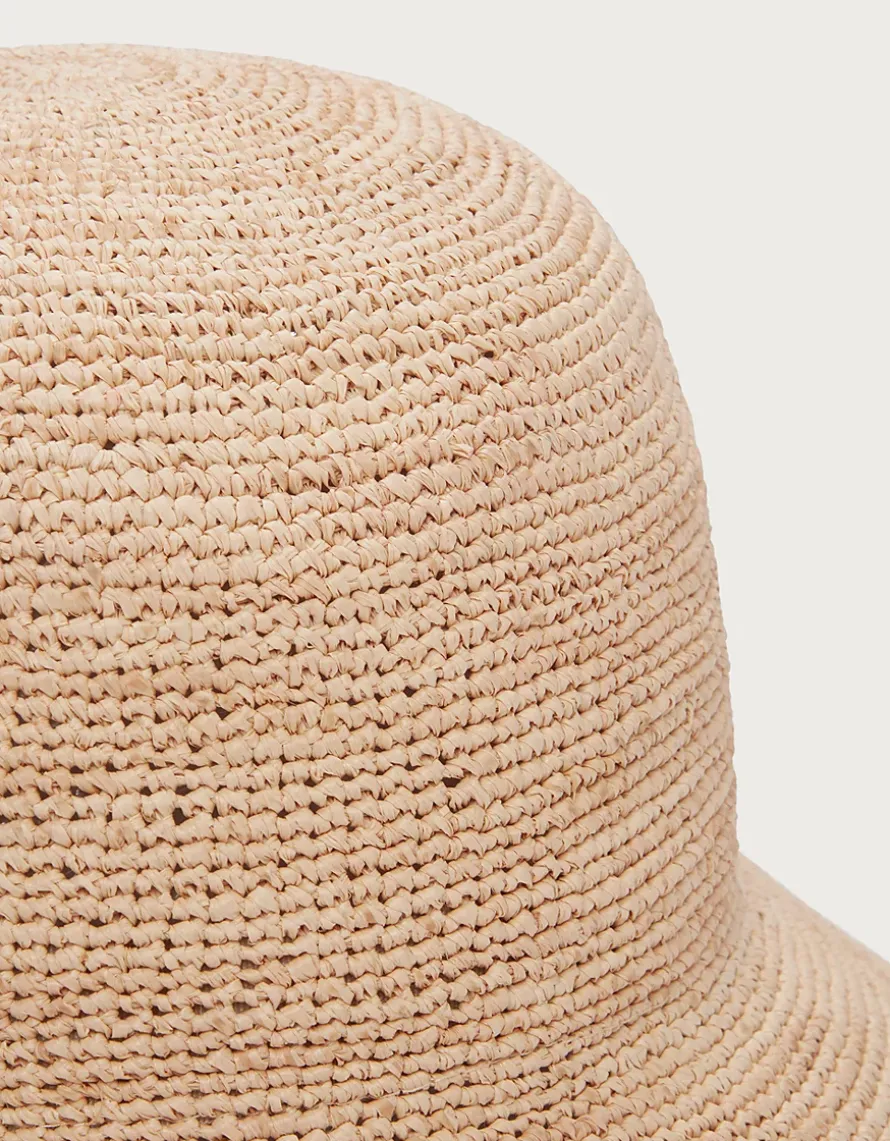 Raffia Short Brim Hat