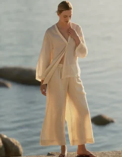 Ramie Relaxed Draped Shirt