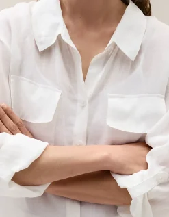 Ramie Shirt Dress