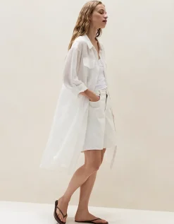 Ramie Shirt Dress