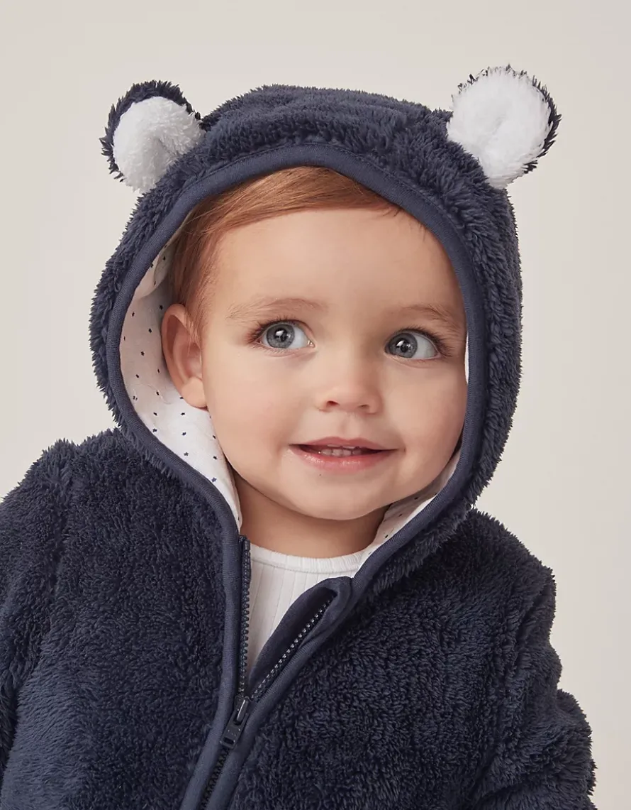 Recycled Fleece Romper (0–24mths)