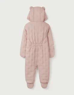 Recycled Star Quilted Pramsuit (0–24mths)