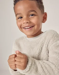 Relaxed Fit Snuggle Fleece Grey Set (1–12yrs)