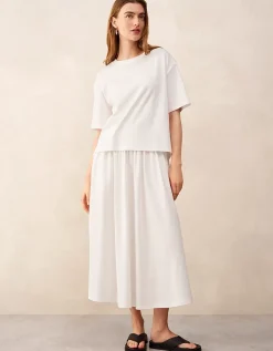 Relaxed Jersey Layered T-Shirt Dress