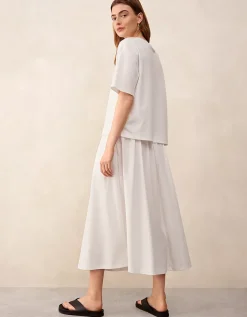 Relaxed Jersey Layered T-Shirt Dress