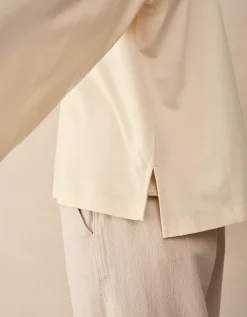 Relaxed Long Sleeve Pocket Detail Jersey Top