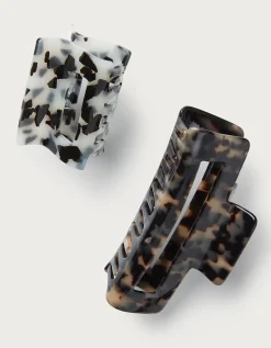 Resin Hair Clips – Set of 2