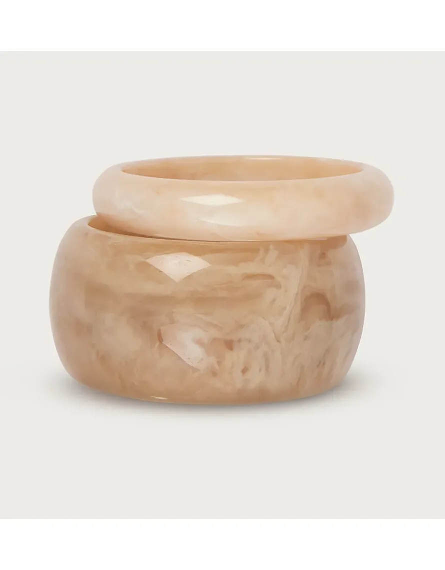 Resin Statement Bangles – Set of 2