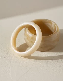 Resin Statement Bangles – Set of 2