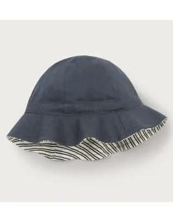 Reversible Organic Cotton Stripe Hat (0–4yrs)