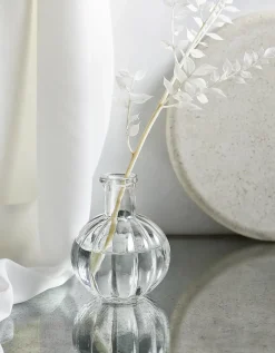 Ribbed Bud Vase