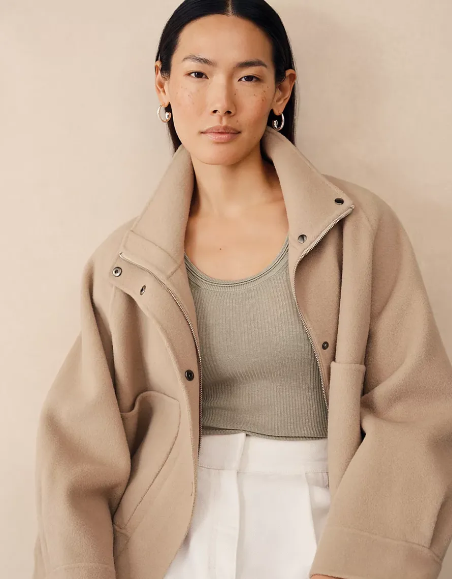 Ribbed Knitted Vest with Modal