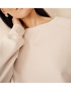 Rib Detail Sweatshirt