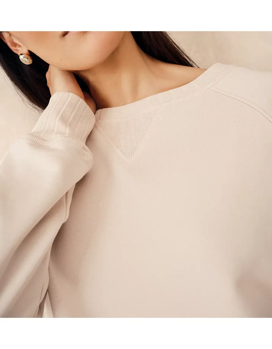Rib Detail Sweatshirt