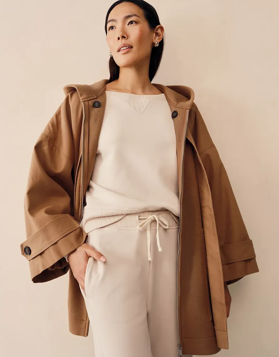 Rib Detail Sweatshirt