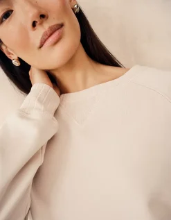 Rib Detail Sweatshirt