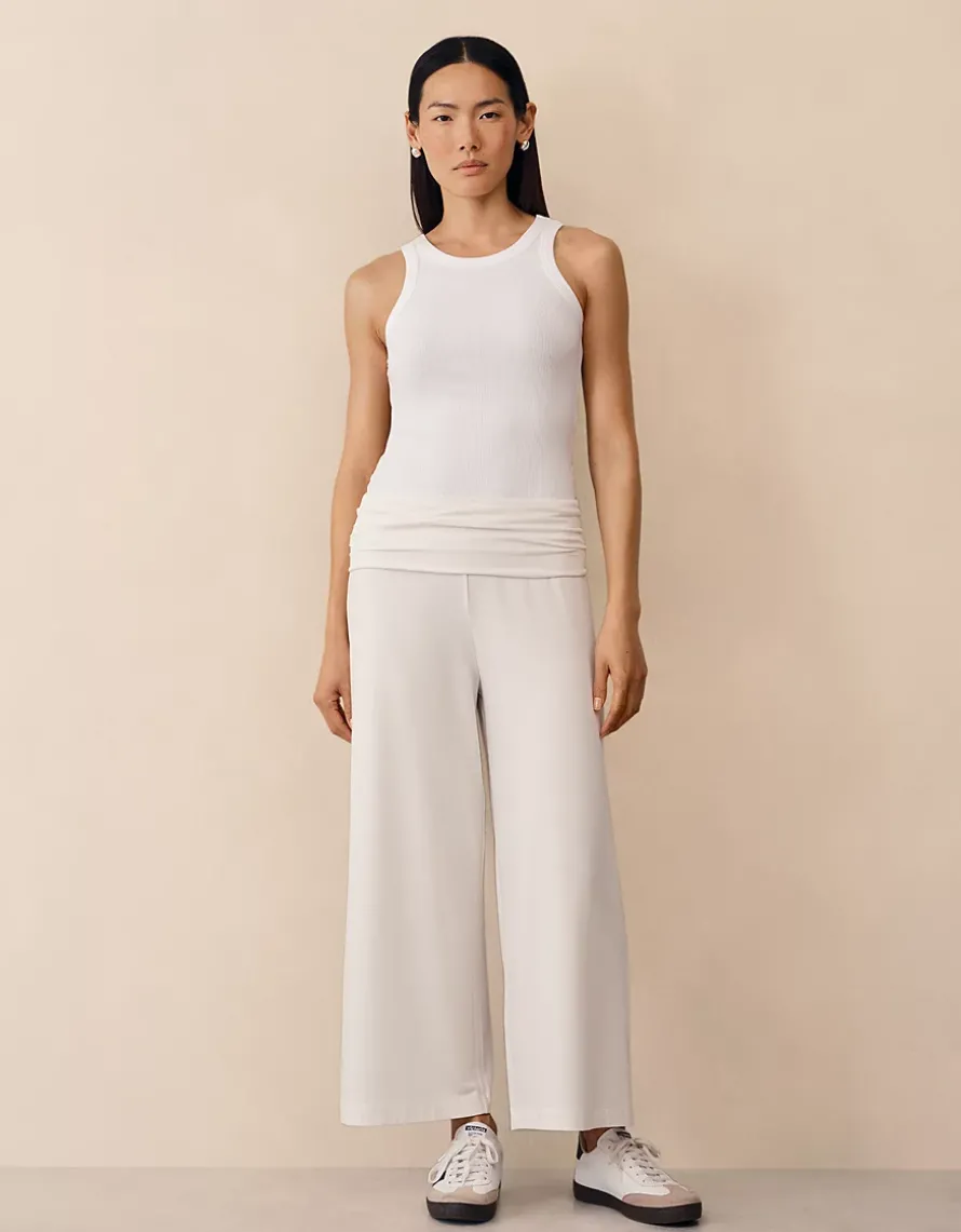 Roll Top Ankle Grazer Lounge Trousers