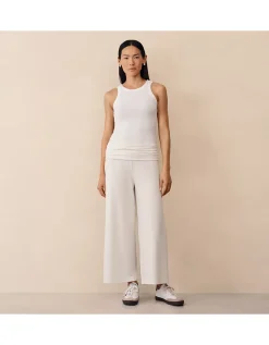 Roll Top Ankle Grazer Lounge Trousers