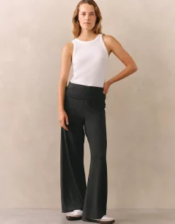 Roll Top Wide Leg Lounge Trousers